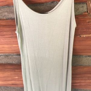 Ribbed maxi dress